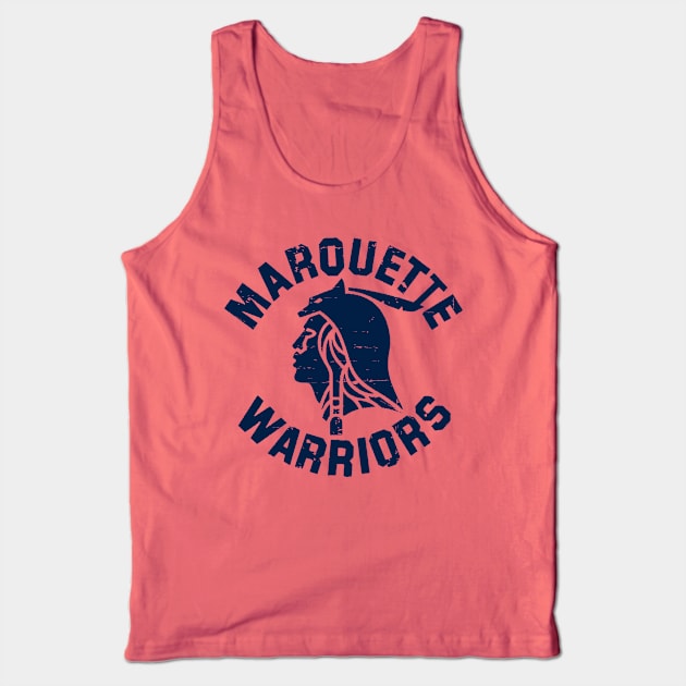 Marquette Warriors Navy Tank Top by wifecta